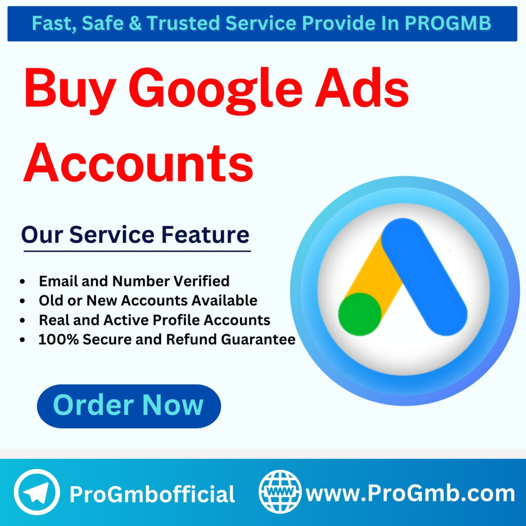 Buy Google Ads Accounts