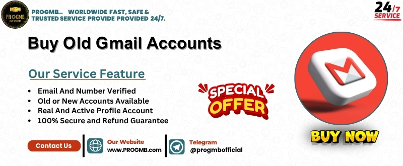 Buy Old Gmail Accounts. Our trusted seller offers a wide selection of high-quality, authentic accounts to meet all your needs.