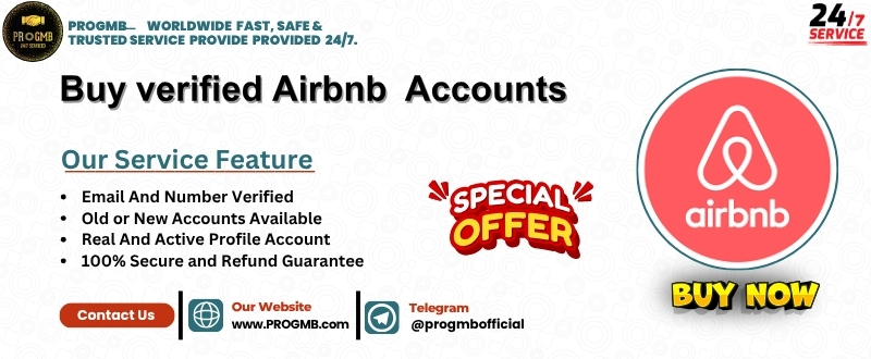 Buy Verified Airbnb Accounts with full access for instant booking and hosting. Secure, mature, and ready-to-use profiles. Fast Instant delivery